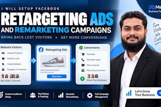 setup facebook retargeting ads and remarketing campaigns