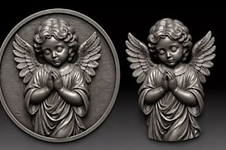 create 3d relief models for coin, medal and jewelry design, and files for print