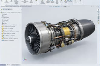 design aerospace cad, aircraft parts, technical drawings and manufacturing cad