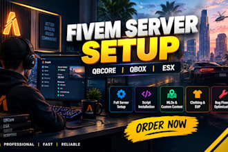 fivem server setup, customization for gta v rp, dayz server setup, arma 3, rust