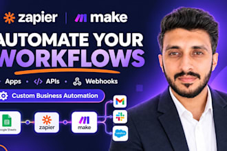 build zapier and make workflow automations