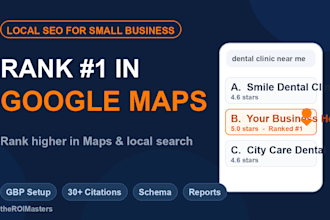 do local SEO for your business to rank in google maps and local search