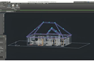 be your architect draftsman for house plans and 2d floor plan in autocad