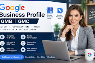 google business profile gmb gmc setup optimization audit suspension seo recovery