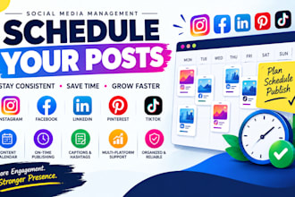 schedule post on social media instagram and facebook
