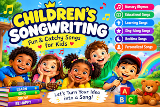 produce and sing songs for children