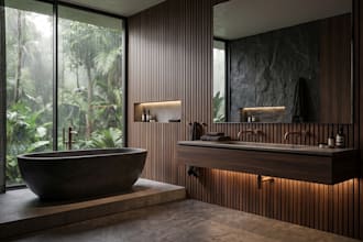 do bathroom renovation and design with 3d renders
