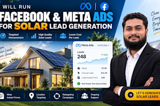 run facebook and meta ads for solar lead generation