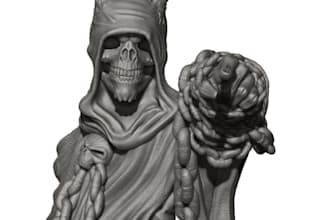 model 3d figure optimized for 3d printing,3d tabletop,headbust model,3d toy stl
