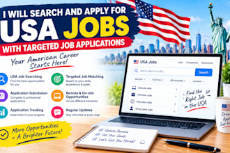 search and apply for USA jobs with targeted job applications