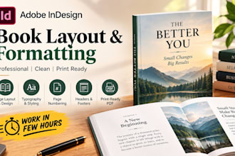 design professional book layout in adobe indesign