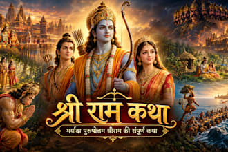 create cinematic devotional and hindu mythology youtube thumbnails