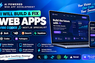 build and fix web app vibe coder supabase issue, base44, codex, pythagora