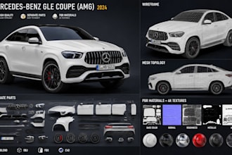design 3d car model, car cad, custom body kit, automotive cad, car parts