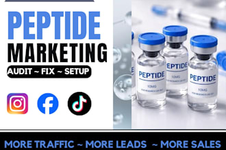 set up and manage peptide ads, run peptide marketing, google ads