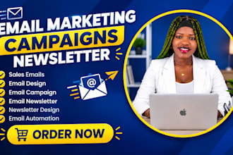 design email campaigns and newsletters that drive sales