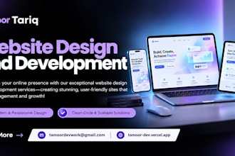 build landing page, portfolio and industry level websites