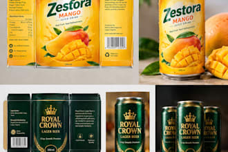 design can juice beer labels product packaging design artwork