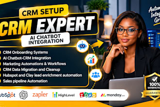 setup zoho crm automation hubspot crm hubspot jobber zapier automation lofty
