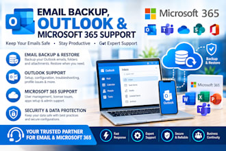 backup and troubleshoot gmail yahoo outlook microsoft 365 email