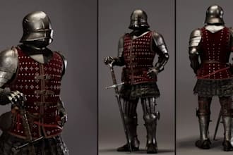 refine ai mesh,ue5 modular armor,knight character,cc rig3d moster, ue5 mannequin