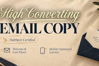 write high converting klaviyo email copy for ecommerce