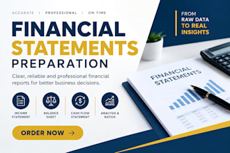 prepare financial statements, profit and loss