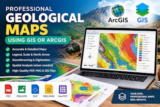 create professional geological maps using gis or arc gis