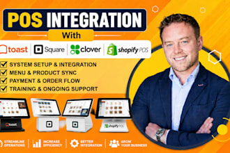 integrate toast, square, clover and shopify pos systems