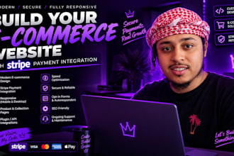 build a ecommerce website with stripe payment integration