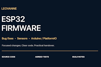 fix and customize esp32 firmware for your sensor project