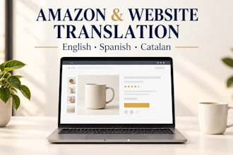 translate amazon listings and localize websites in spanish or catalan