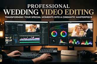 do professional wedding video editing and event highlights