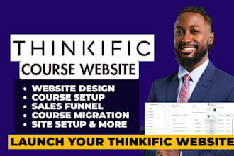 build thinkific online course website, thinkific migration, thinkific expert
