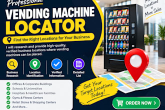 be your vending machine locator and set appointment for machine placement