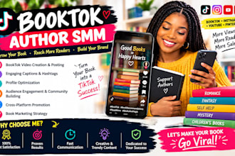 promote your book with booktok, tiktok, ebook marketing and amazon KDP