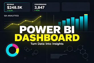 create professional power bi dashboards and data analytics