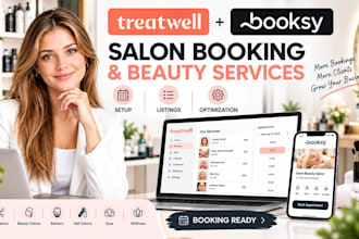 setup treatwell booksy salon booking system beauty appointment service listing