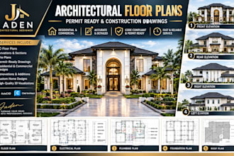 draw permit plans for city approval, architectural drawings and structural plan