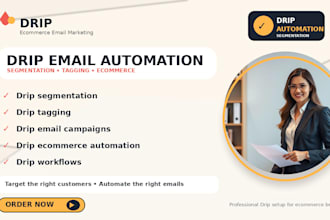 setup drip email automation drip segmentation tagging drip ecommerce email