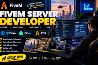 develop, optimize, or adapt custom fivem scripts for your server lua pro