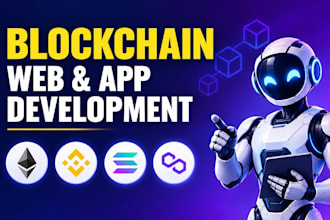 develop blockchain based websites and solutions for you