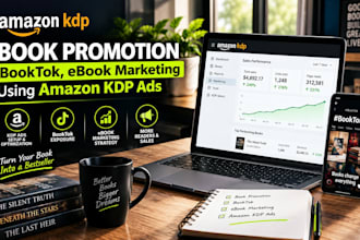 do amazon book promotion ,booktok, ebook marketing, using amazon KDP ads