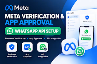 fix meta verification, meta app approval and whatsapp API for your business