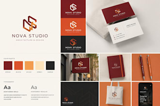 create a professional visual brand identity