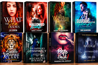 do fantasy book cover design cover design kdp book cover for romantasy romance