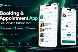 build flutter booking and appointment app for your business