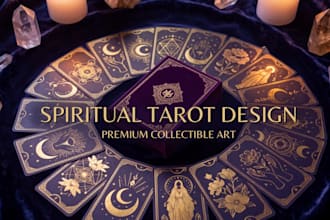 design spiritual tarot decks for guidance, intuition and self discovery