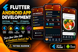 develop a modern flutter android app