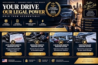 draft a powerful auto repair dispute demand letter for a refund